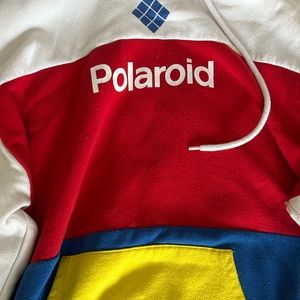 Polaroid Color Block Hoodie Size Medium
